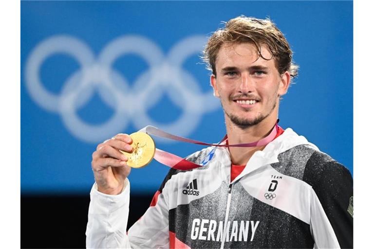 Würde sich über die Wahl zum „Sportler des Jahres“ freuen: Alexander Zverev. Foto: Marijan Murat/dpa