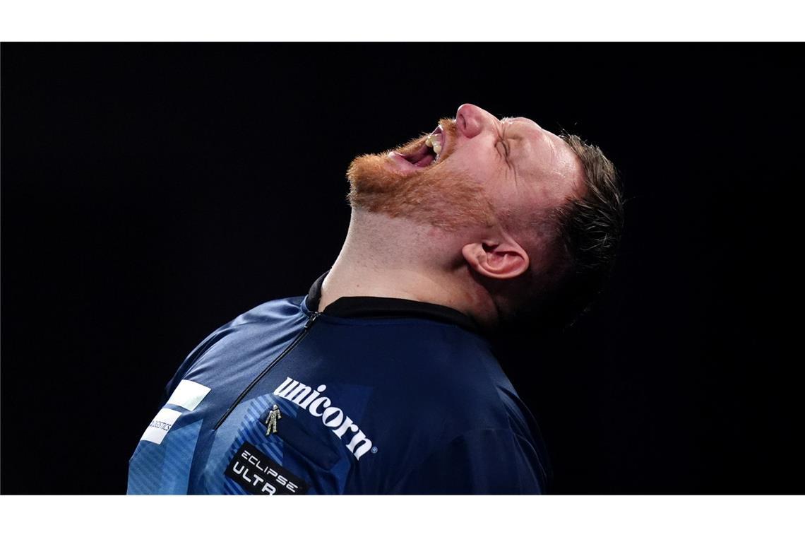 Wurausbruch bei der Darts-WM: Nach seiner Niederlage in London ist der Schotte Cameron Menzies völlig ausgerastet.