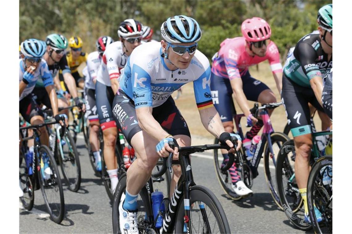 Greipel Fünfter zum Auftakt in Australien Wurde beim Auftakt der Tour Down Under Fünfter: André Greipel (M). Foto: Yuzuru Sunada/BELGA/dpa