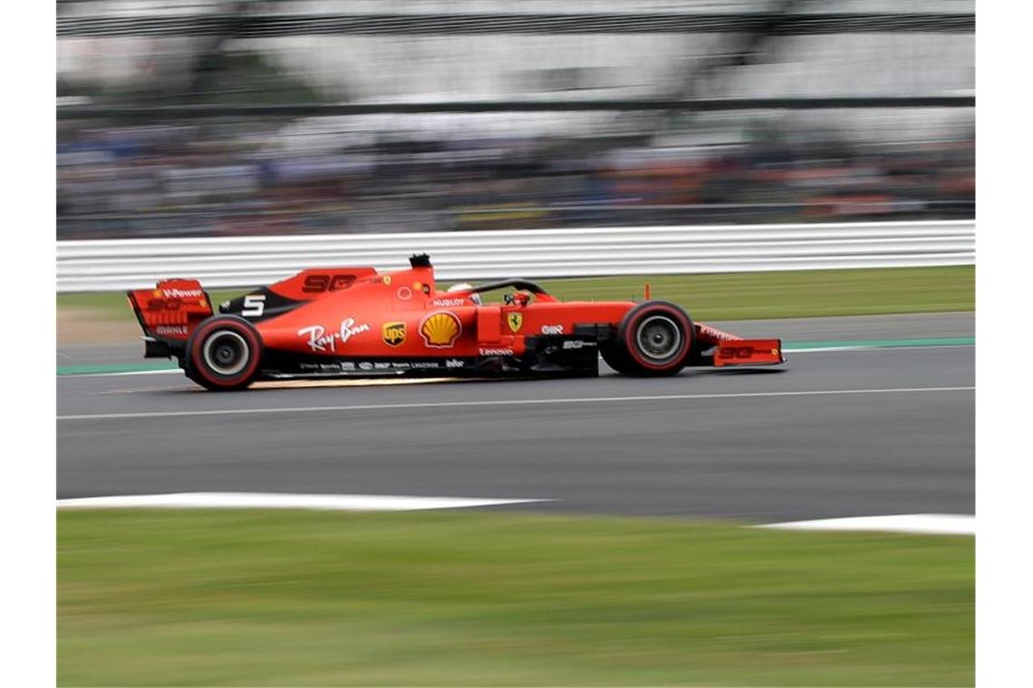 Vettel im letzten Training Zweiter hinter Leclerc Wurde im letzten Training vor dem Qualifying Zweiter: Sebastian Vettel. Foto: Luca Bruno/AP