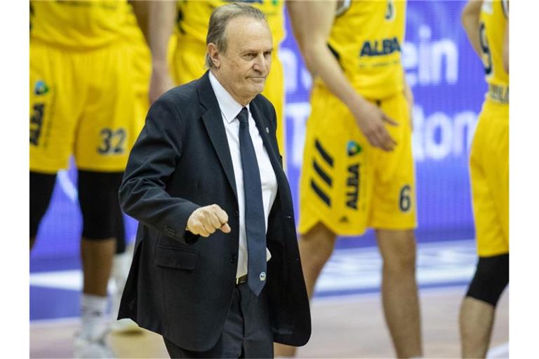 Wurde positiv auf das Coronavirus getestet: Alba-Coach Aito Garcia Reneses. Foto: Andreas Gora/dpa