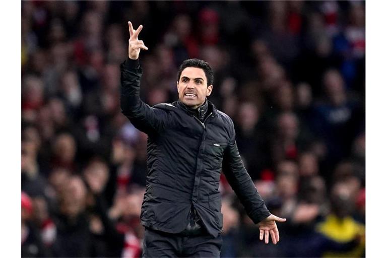 Wurde positiv auf das Coronavirus getestet: Arsenal-Coach Mikel Arteta. Foto: John Walton/PA Wire/dpa
