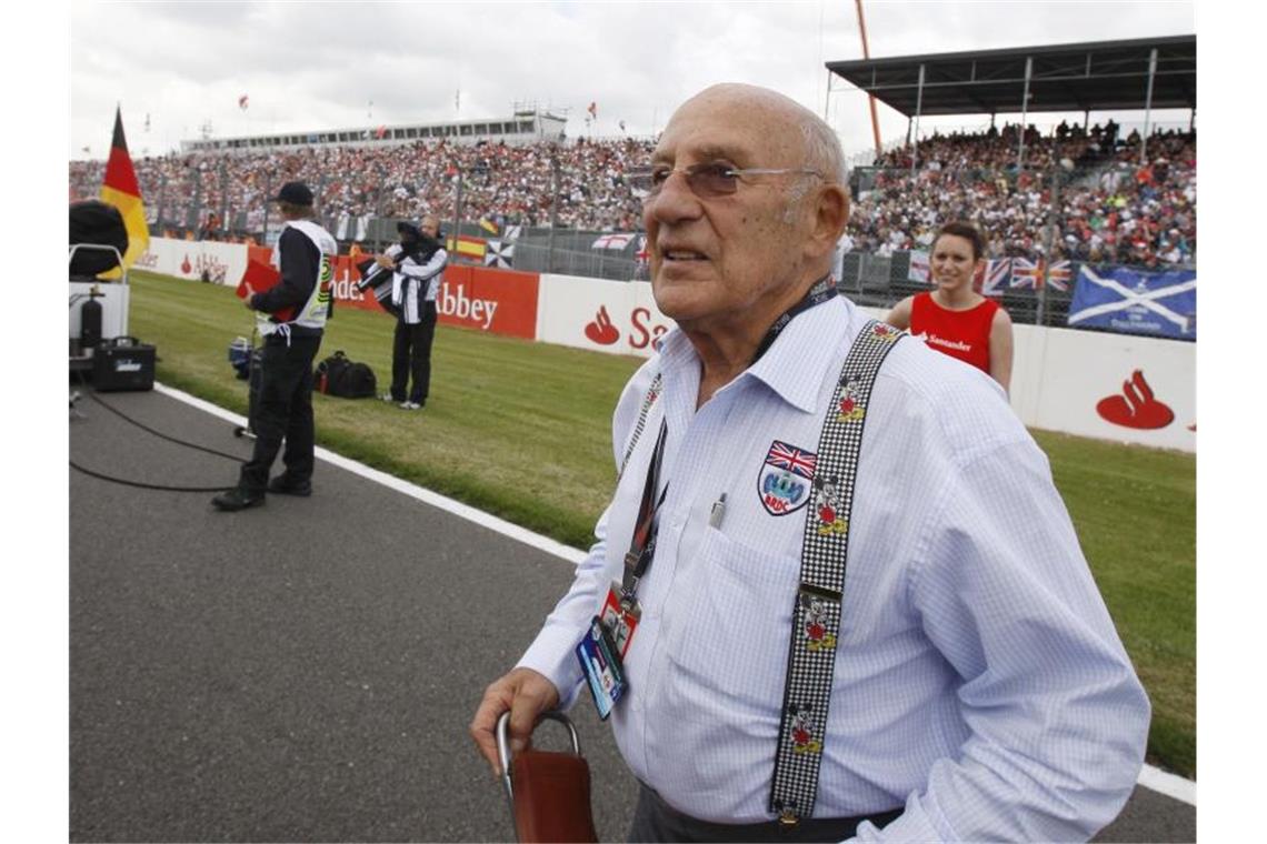 Wurde viermal WM-Zweiter in der Formel 1: Sir Stirling Moss. Foto: Luca Bruno/AP/dpa