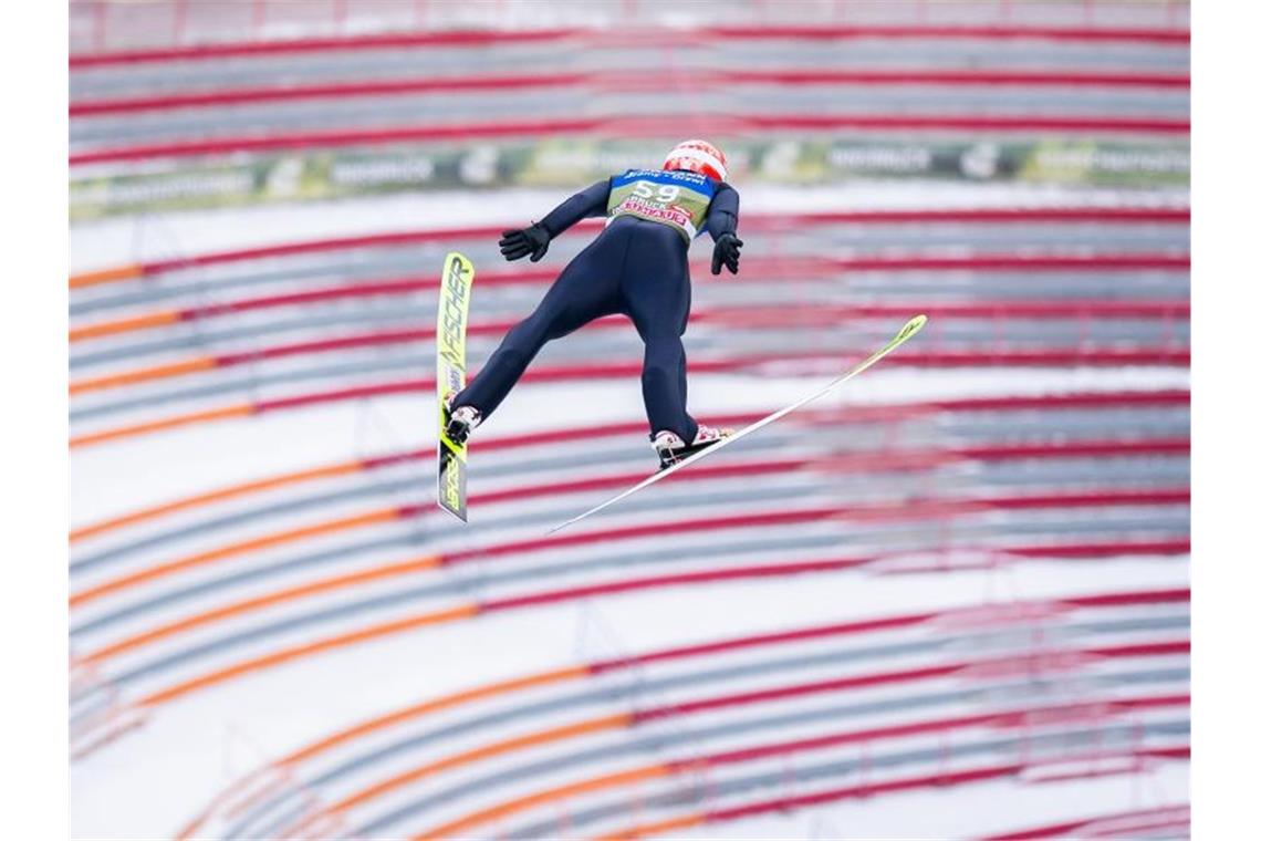 „Noch einiges drin“: Geiger und Eisenbichler auf Kurs Wurde Vierter der Qualifikation: Markus Eisenbichler. Foto: Georg Hochmuth/APA/dpa