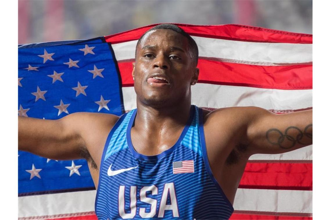 Sprintweltmeister Coleman gesperrt - Olympia-Aus droht Wurde wegen drei verpasster Dopingtests gesperrt: Christian Coleman. Foto: Oliver Weiken/dpa
