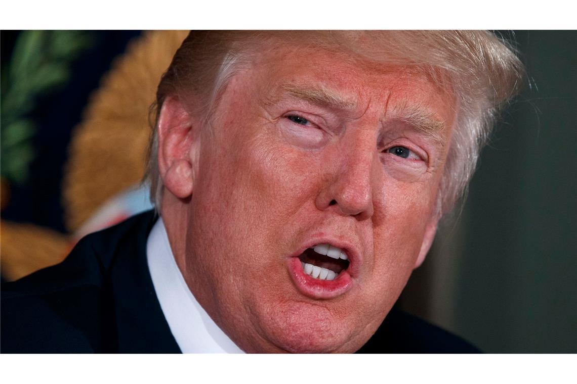 Trump und die Verschwörer, die er rief Wut auf die eigenen Leute: Trump wettert gegen Fans. (Archivfoto)