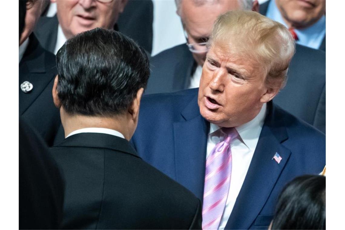 Xi Jinping und Donald Trump am Rande des G20-Gipfels in Osaka. Foto: Bernd von Jutrczenka