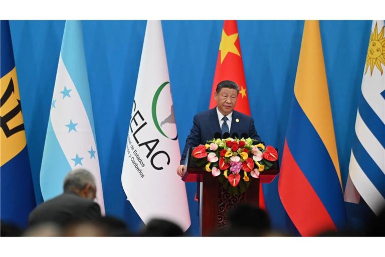 Xi kündigte fünf Kooperationsprogramme mit Lateinamerika und der Karibik an.