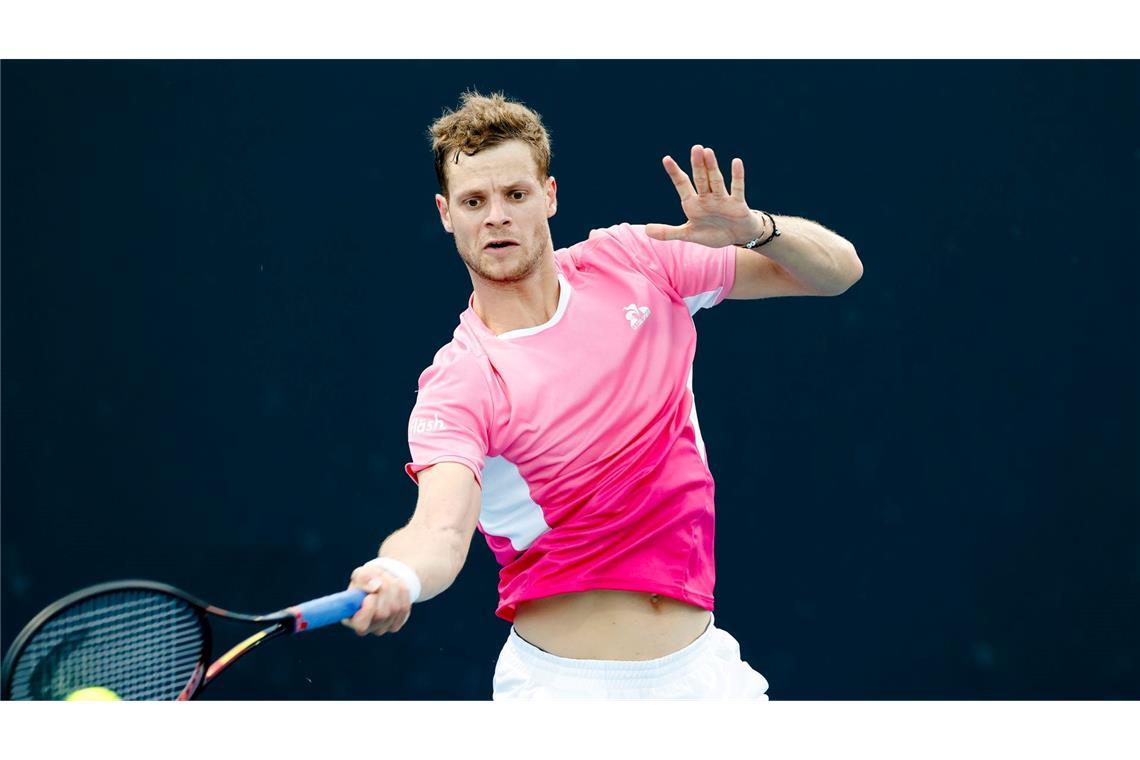 Auch ohne Zverev: Deutsches Tennis-Team auf Kurs Yannick Hanfmann sorgt für das 2:0.