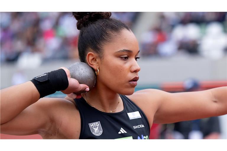 Yemisi Ogunleye übertraf beim deutschen Meistertitel die 19 Meter.