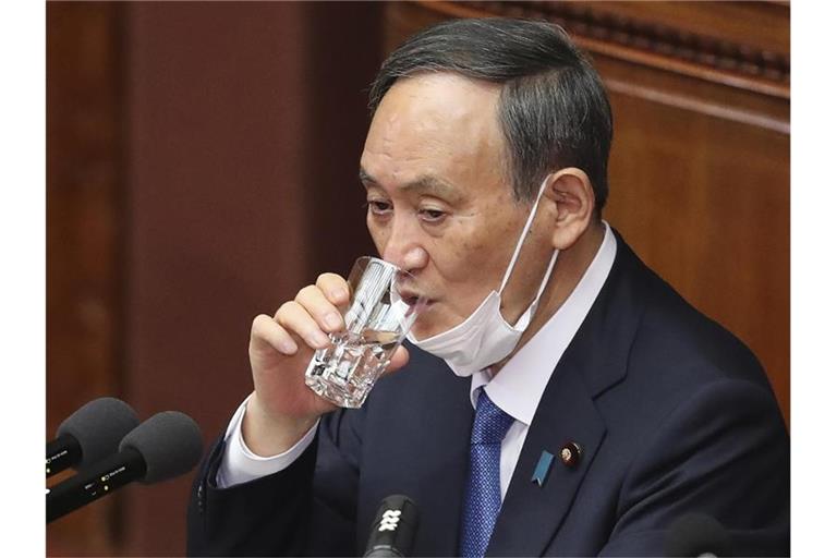 Yoshihide Suga ist der Premierminister von Japan. Foto: Koji Sasahara/AP/dpa