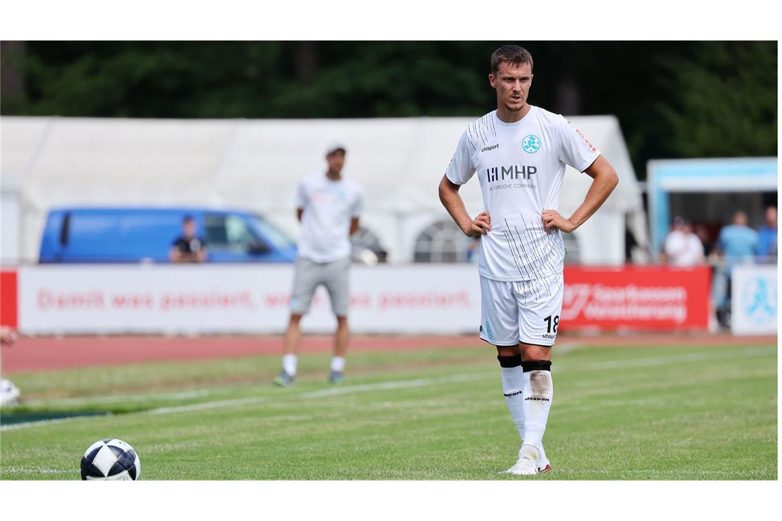 Kantersieg zum Testspielauftakt gegen VfR Mannheim Zaiser: Mann für den ruhenden Ball.