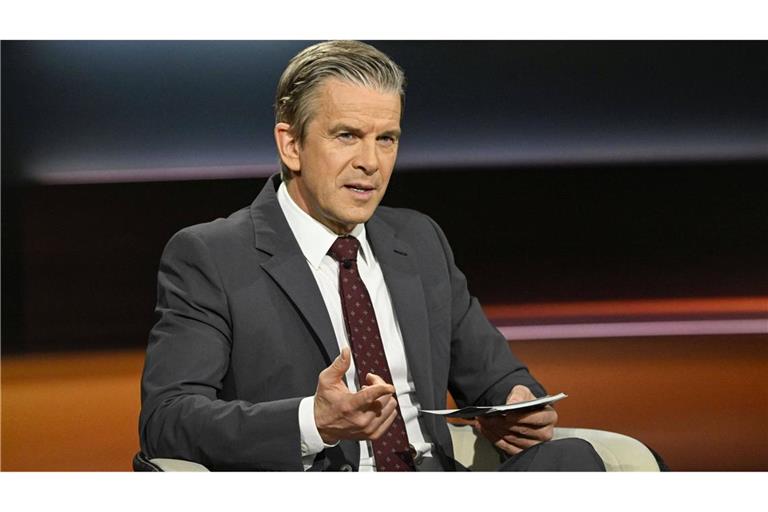ZDF-Talkmaster Markus Lanz in seinem Element.