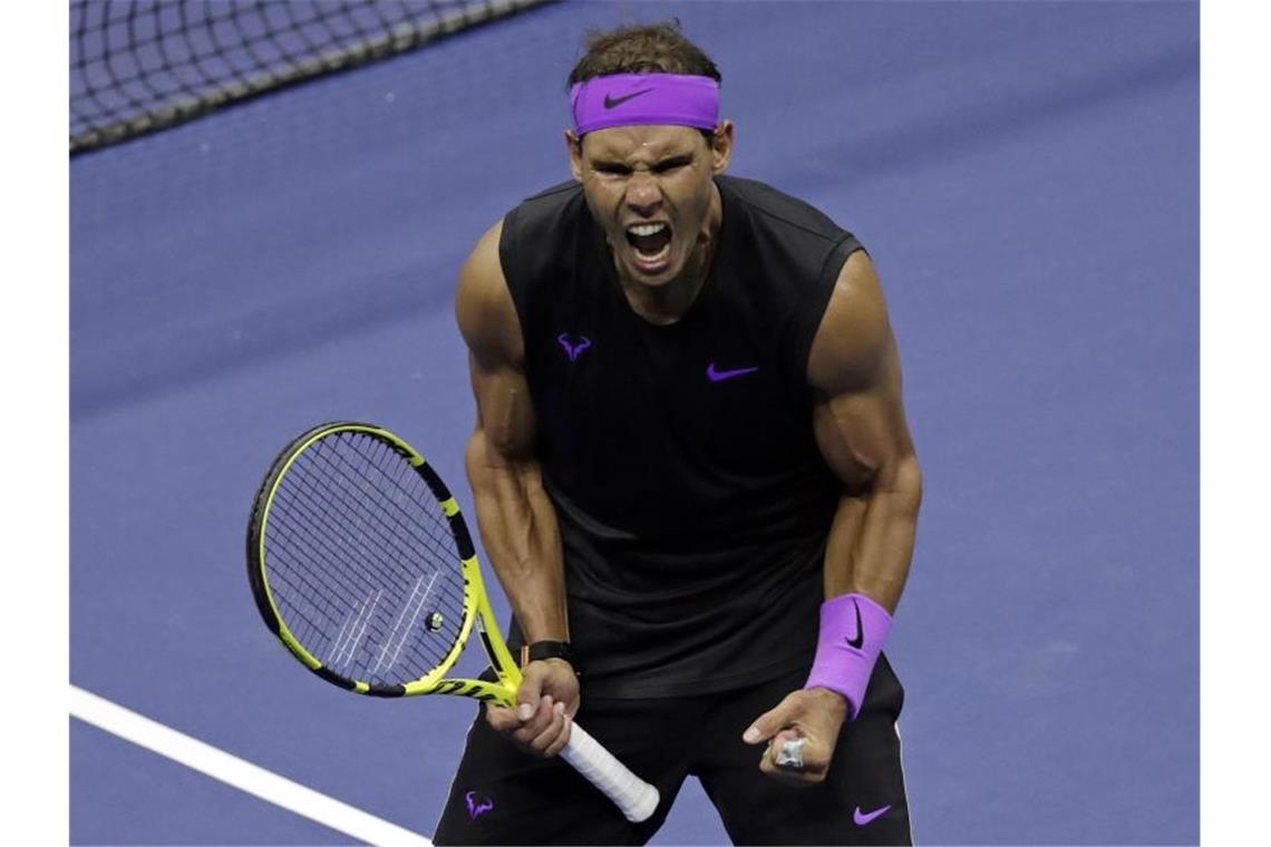 Zeigt sich bei den US Open in beeindruckender Form: Rafael Nadal. Foto: Adam Hunger/AP