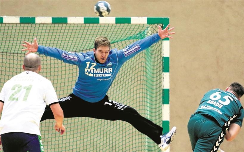 Zeigte beim Auswärtsspiel in Saarlouis in Zusammenarbeit mit der Abwehr eine sehr gute Leistung: Torwart Thomas Fink.