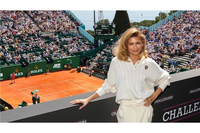 Zendaya bei einem Fototermin für den Film "Challengers" beim Monte Carlo Tennis Masters Turnier in Monaco.