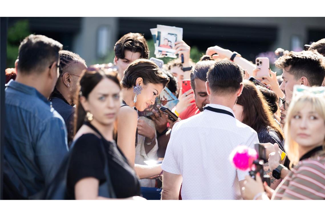 Zendaya nahm sich Zeit für ihre Fans.