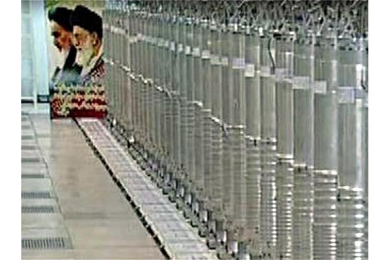 Zentrifugen in der Atomanlage in Natanz. Foto: Iranian State Television Irib //epa/dpa