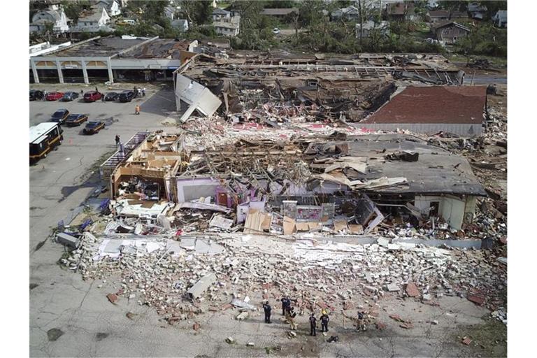 Zerstört: Das Northridge Shopping Center in Dayton. Foto: Doral Chenoweth Iii/The Columbus Dispatch/AP