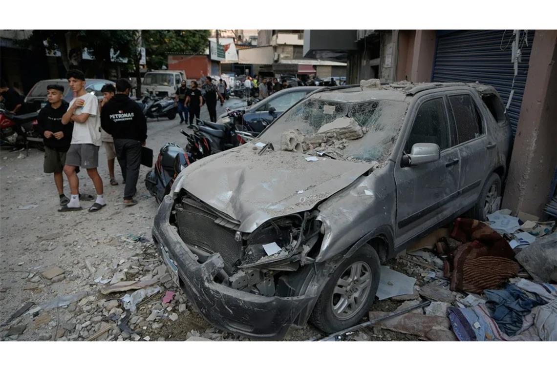 Zerstörungen in Beirut infolge eines israelischen Luftangriffs. (Archivbild)
