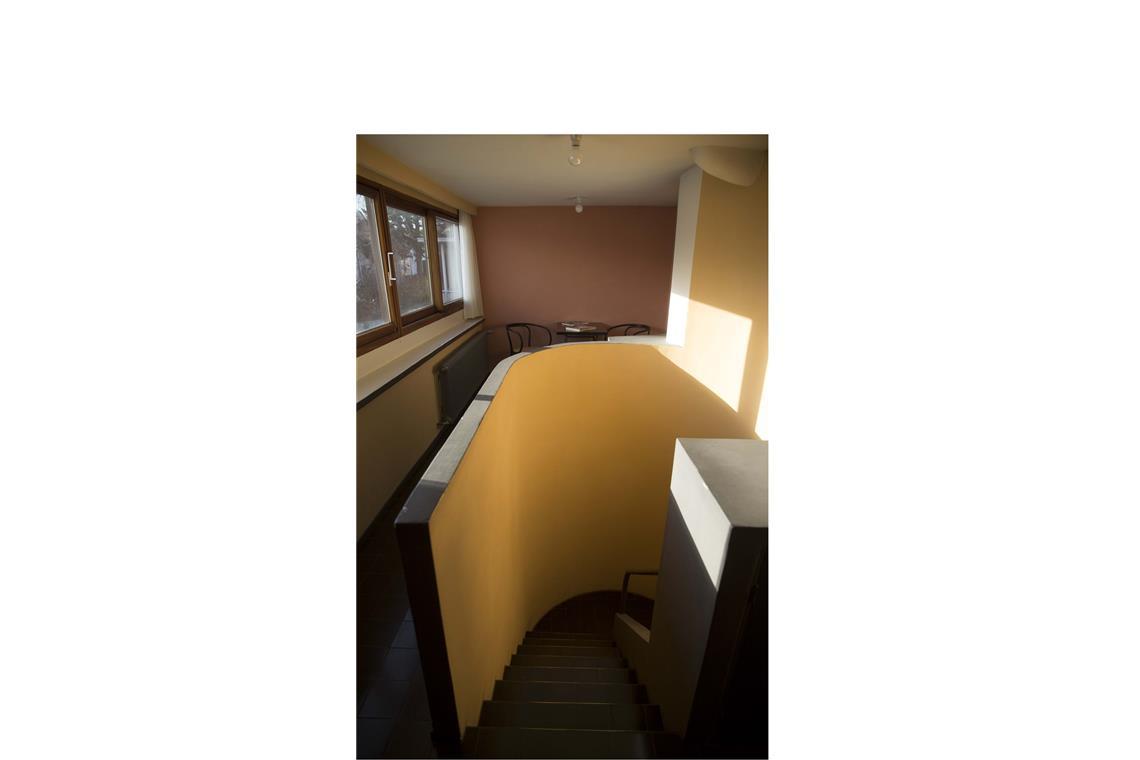Ziemlich farbig: Das Innere des Hauses Le Corbusier in der Weißenhofsiedlung. Einblicke und. . . .