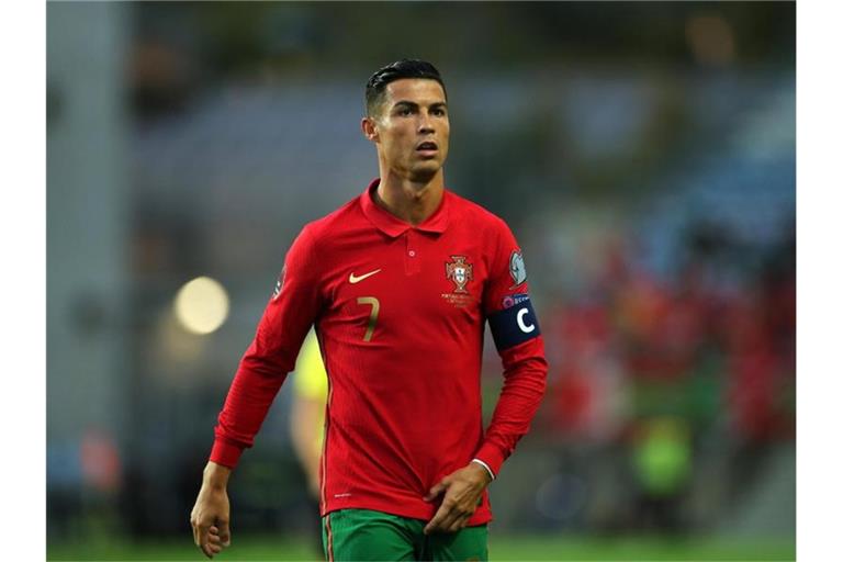 Zittert mit Portugal noch um das WM-Ticket für Katar: Cristiano Ronaldo. Foto: Isabel Infantes/PA Wire/dpa