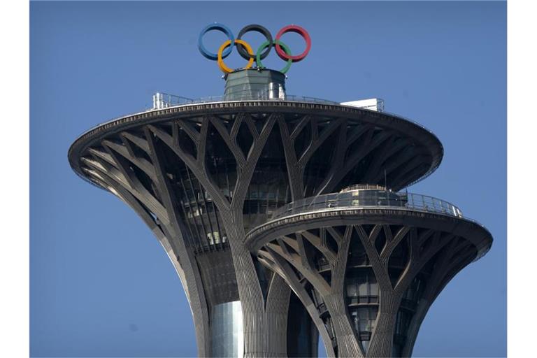 Zu den Olympischen Winterspielen 2022 in Peking werden keine Zuschauer aus dem Ausland zugelassen. Foto: Mark Schiefelbein/AP/dpa