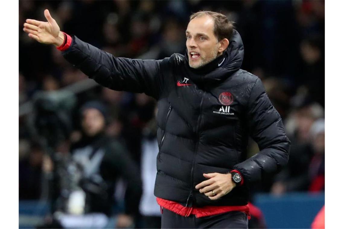 Zu Gast an alter Wirkungsstätte: PSG-Trainer Thomas Tuchel muss mit seinem Team in Dortmund antreten. Foto: Thibault Camus/AP/dpa