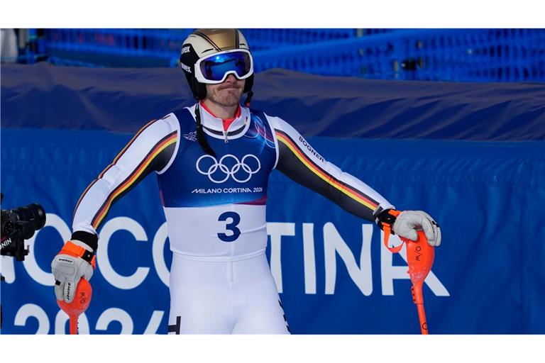 Zu wenig für eine Medaille: Linus Straßer nach dem Slalom.