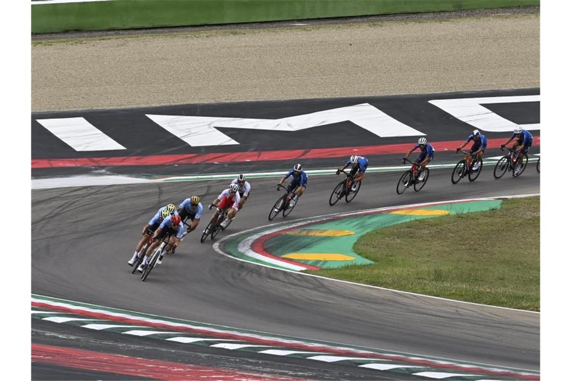 Zuletzt fand auf dem Formel-1-Kurs in Imola die Straßenrad-WM statt. Foto: Eric Lalmand/BELGA/dpa