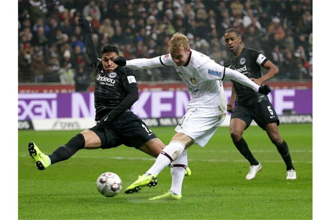 Zum Auftakt des achten Spieltages empfängt Eintracht Frankfurt Bayer Leverkusen. Foto: Hasan Bratic/dpa