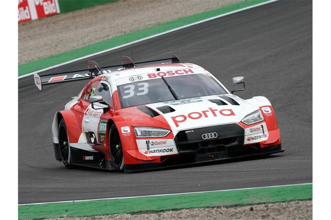 Sieg in Hockenheim: Rast zum dritten Mal DTM-Champion Zum dritten Mal DTM-Gesamtsieger: Audi-Pilot René Rast. Foto: Hasan Bratic/dpa