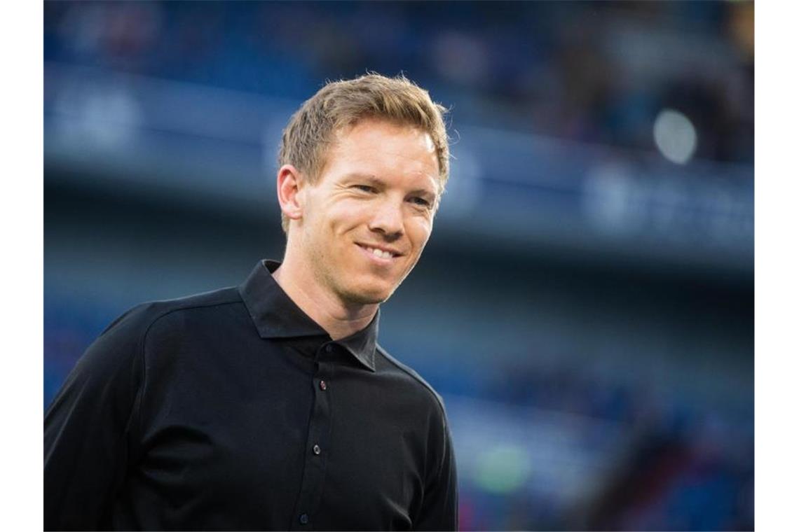 Nagelsmann hofft auf „versüßten“ Abschied mit Europa League Zum letzten Mal auf der Trainerbank von 1899 Hoffenheim: Julian Nagelsmann. Foto: Rolf Vennenbernd