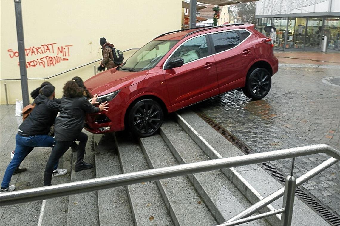 Kein Treppenwitz, nur ein Versehen