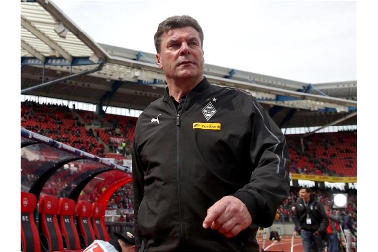 Zum Saisonende mit Borussia Mönchengladbach im Aufwind: Trainer Dieter Hecking. Foto: Daniel Karmann