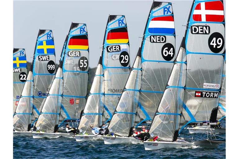 Zum weltgrößten Segelereignis, der Kieler Woche, kamen fast 4000 Sportler aus über 50 Nationen. Foto: Frank Molter