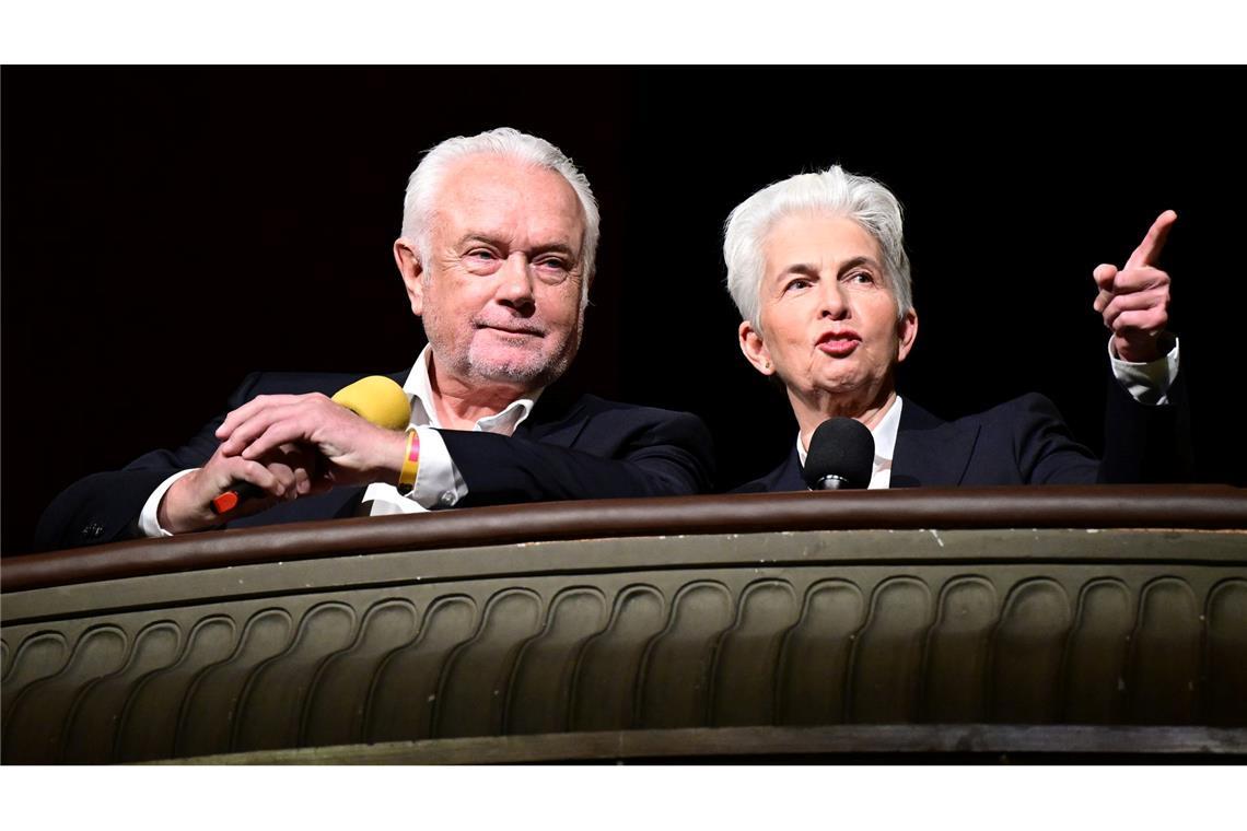 Zur Lage seiner Partei gab Kubicki oft Kommentare von der Seitenlinie ab, hier mit Marie-Agnes Strack-Zimmermann. (Archivbild)