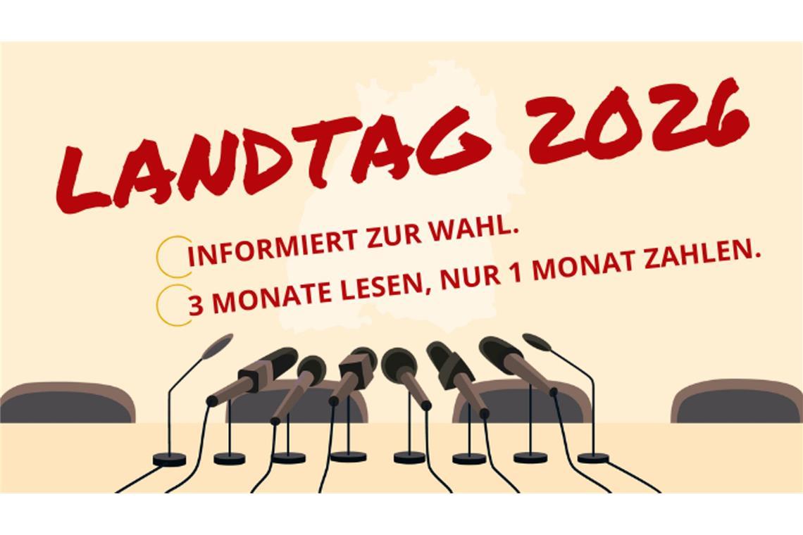 Zur Landtagswahl gibt es das E-Paper und Web-Abo der Stuttgarter Nachrichten zu einem besonders günstigen Preis.