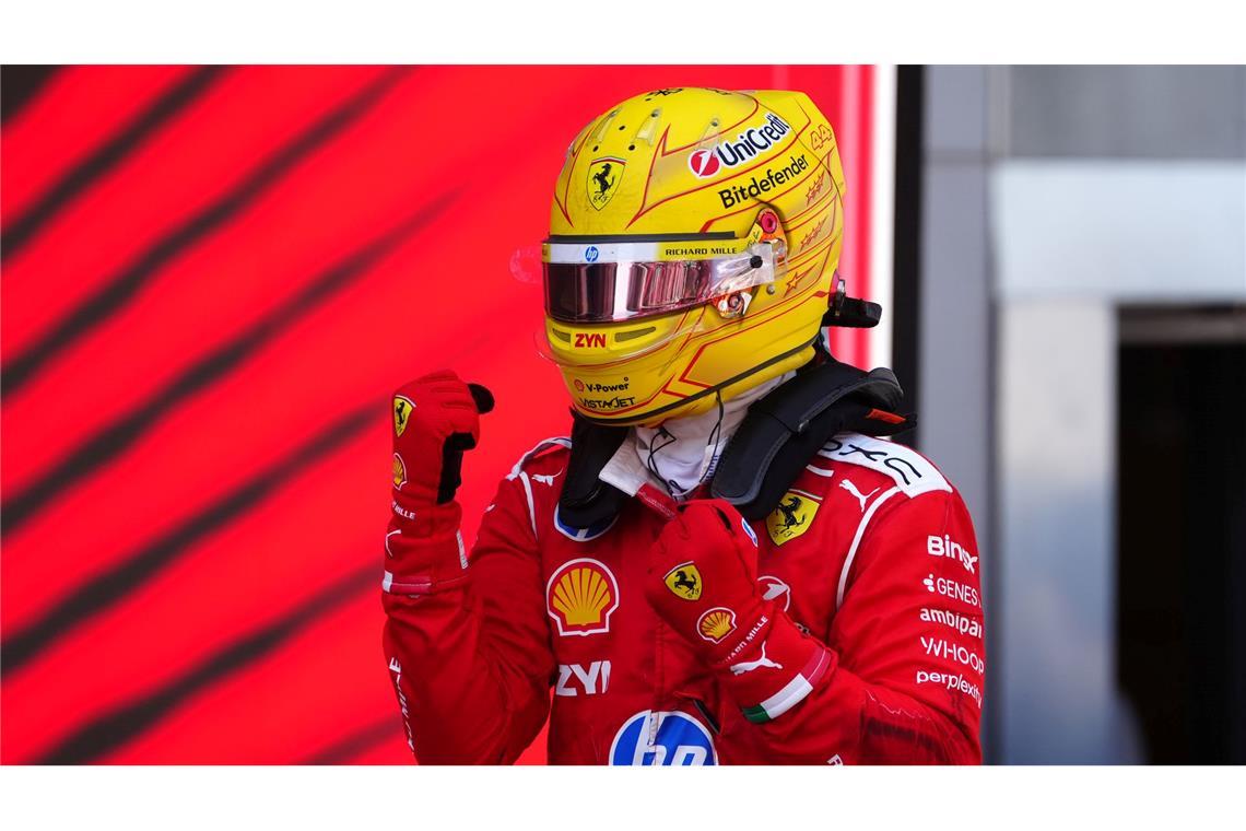 Zurück an der Spitze: Lewis Hamilton hat plötzlich wieder Titelhoffnungen.