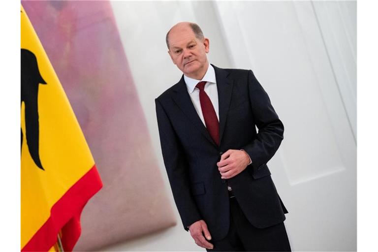 Zurückhaltend in der Frage eines möglichen politischen Boykotts der Winterspiele in Peking: Der neue Bundeskanzler Olaf Scholz. Foto: Bernd Von Jutrczenka/dpa