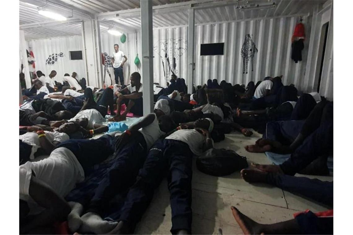 Zurzeit harrt die „Ocean Viking“ mit 356 Migranten an Bord zwischen Malta und Italien aus. Foto: Hannah Wallace Bowman/MSF/Sos Méditerranée