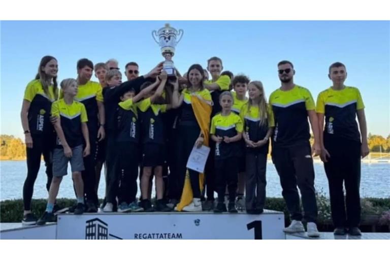 Zusammen mit dem Team Baden-Württemberg sicherten sich die Starter des MBC Benningen den Mannschaftstitel im Schlauchbootslalom.
