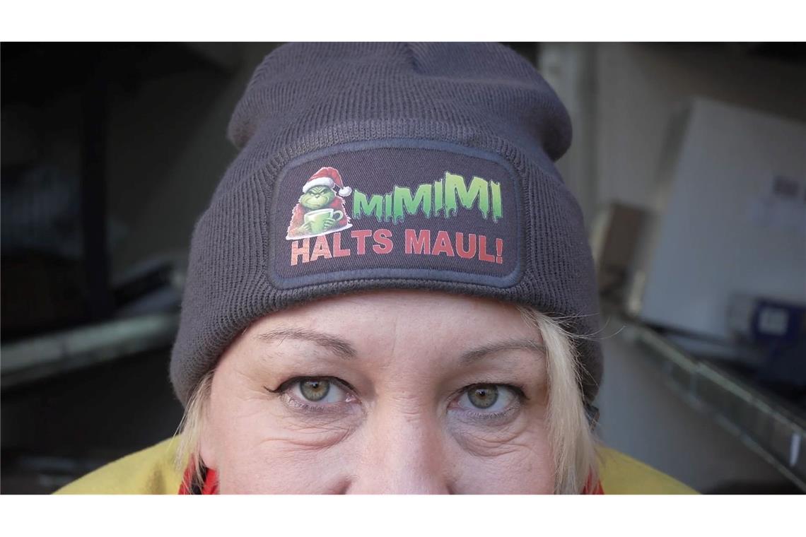 Zustellerin Kerstin Klein: "Die Arbeit hat mich echt zum Grinch gemacht."