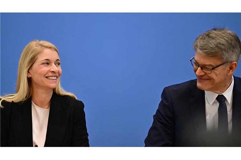 Zuversichtlich: Evelyn Palla und Patrick Schnieder