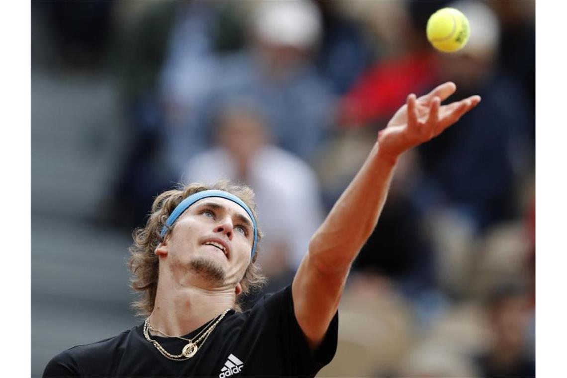 Zverev hatte mit dem schwedischen Qualifikanten kaum Probleme und steht in der dritten Runde. Foto: Christophe Ena/AP