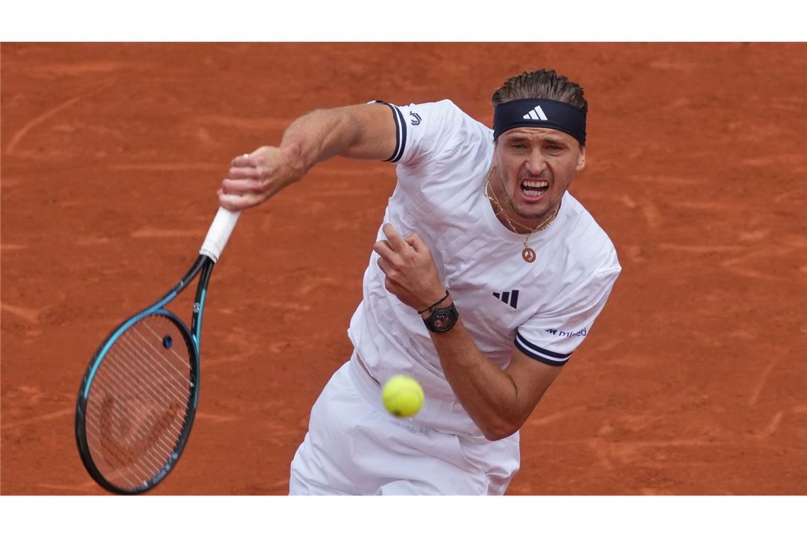 Zverev peilt in Paris seinen ersten Grand-Slam-Turniersieg an.