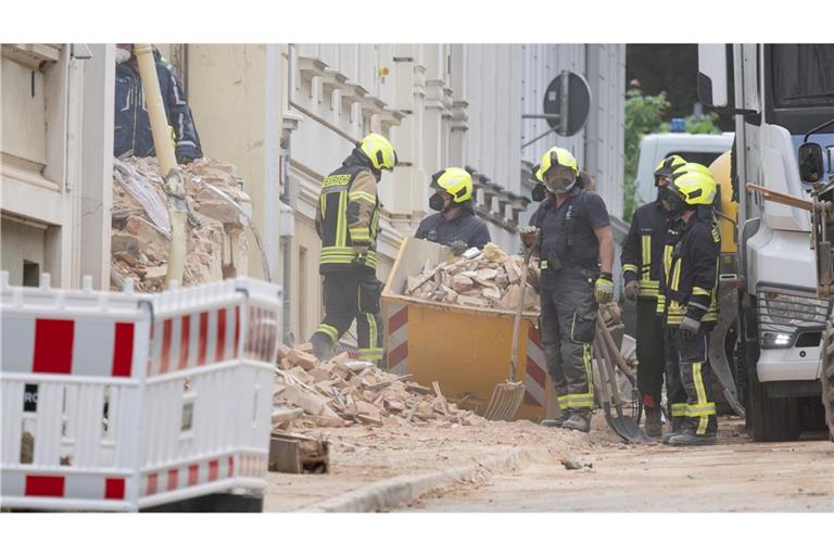 Zwei Leichen wurden nach dem Hauseinsturz in Görlitz geborgen - ein Mann wird noch vermisst