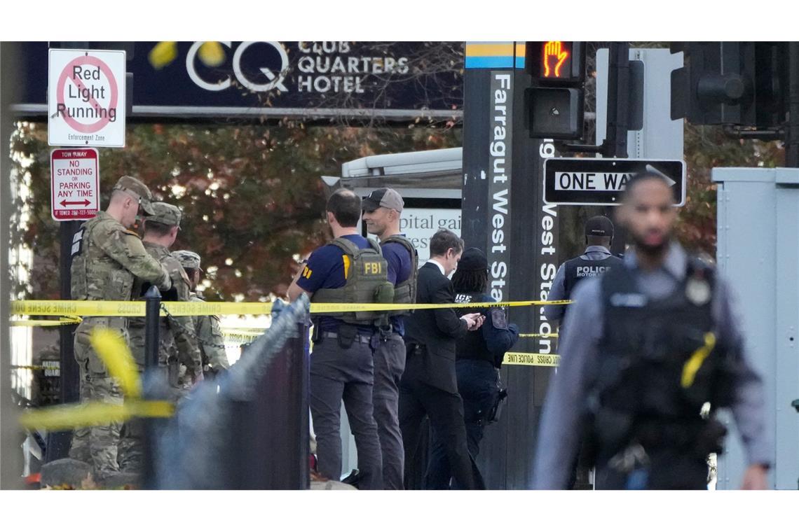 Zwei Nationalgardisten wurden am Mittwoch angeschossen - eine Soldatin ist laut US-Präsident Trump inzwischen gestorben. (Archivbild)