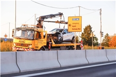 Zwei Personen wurden leicht verletzt. Foto: 7aktuell/Simon Adomat