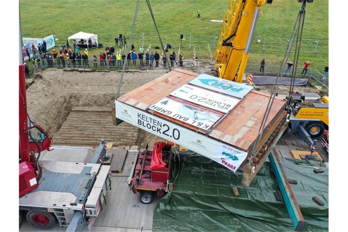 Frühkeltische Prunkgrabkammer bei Herbertingen geborgen